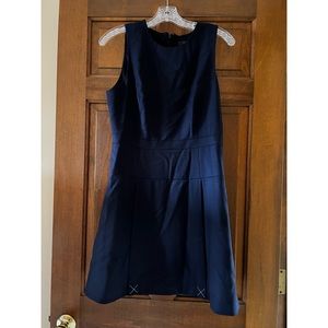 J Crew Sleeveless Tank Navy Dress Size 8P